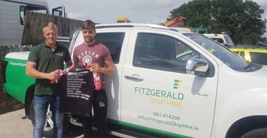 Sponsor of Colin Ryan, Limerick Senior Hurler,  representing Limerick and Munster in the All-Ireland  Poc Fada.